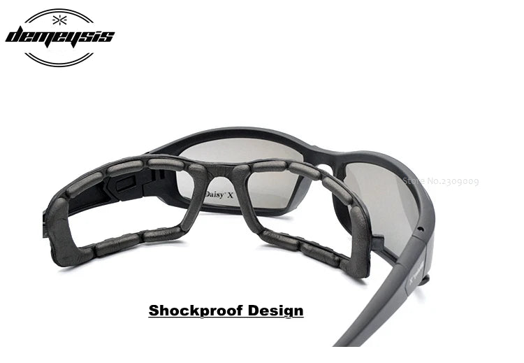 Tactical 4‑lens Polarized Sunglasses