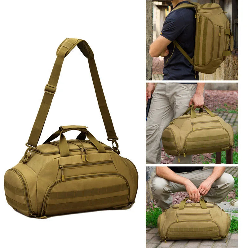 35/45l Tactical Gym Duffel Backpack Waterproof