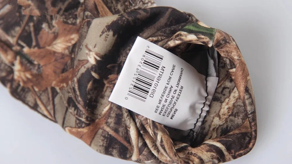 Camo Quick Dry Full Finger Hunting Gloves