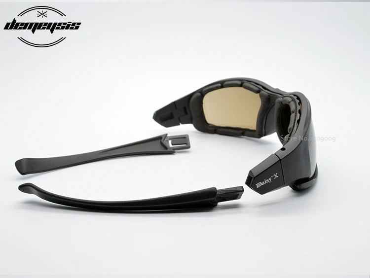 Tactical 4‑lens Polarized Sunglasses