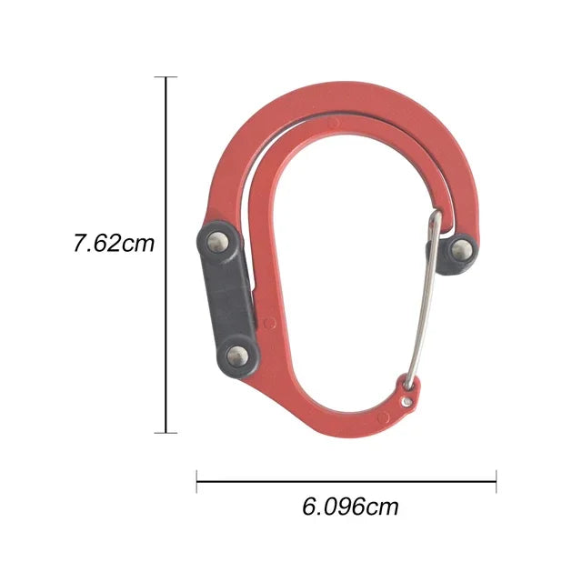 Hybrid Rotating Aluminum Carabiner