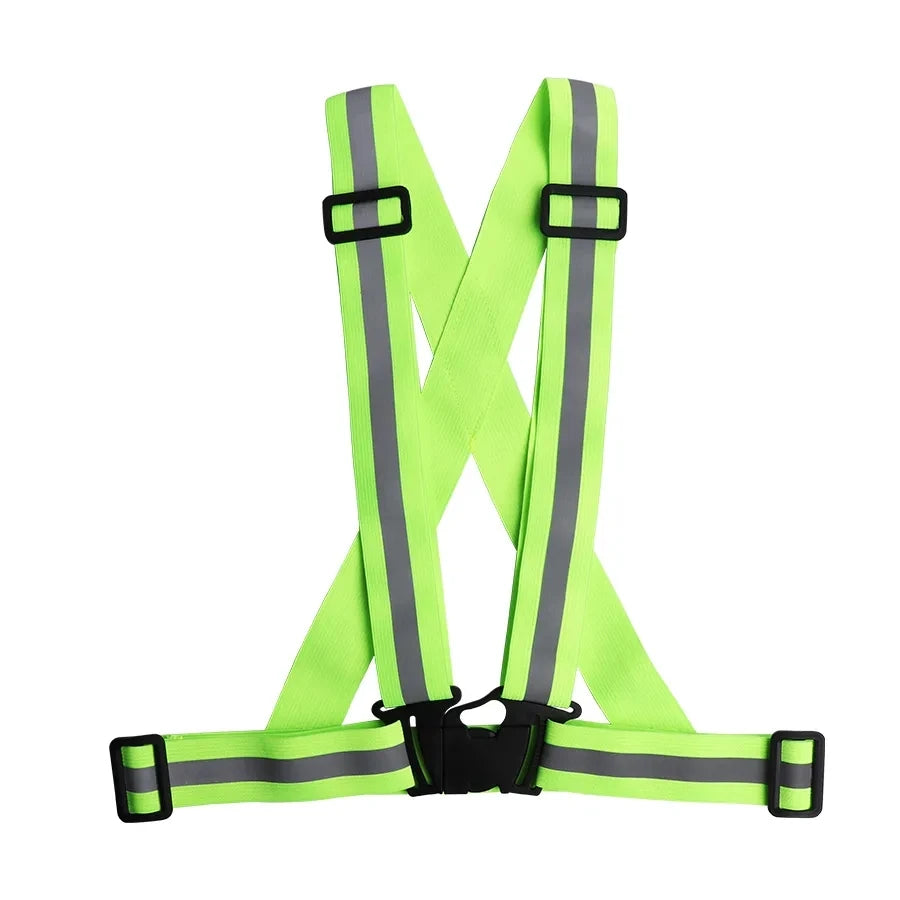 Adjustable Reflective Safety Vest Running & Cycling