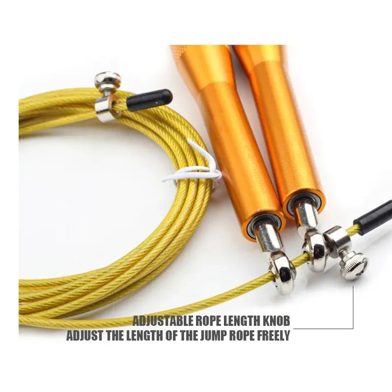 Adjustable Speed Jump Rope with Aluminum Handles