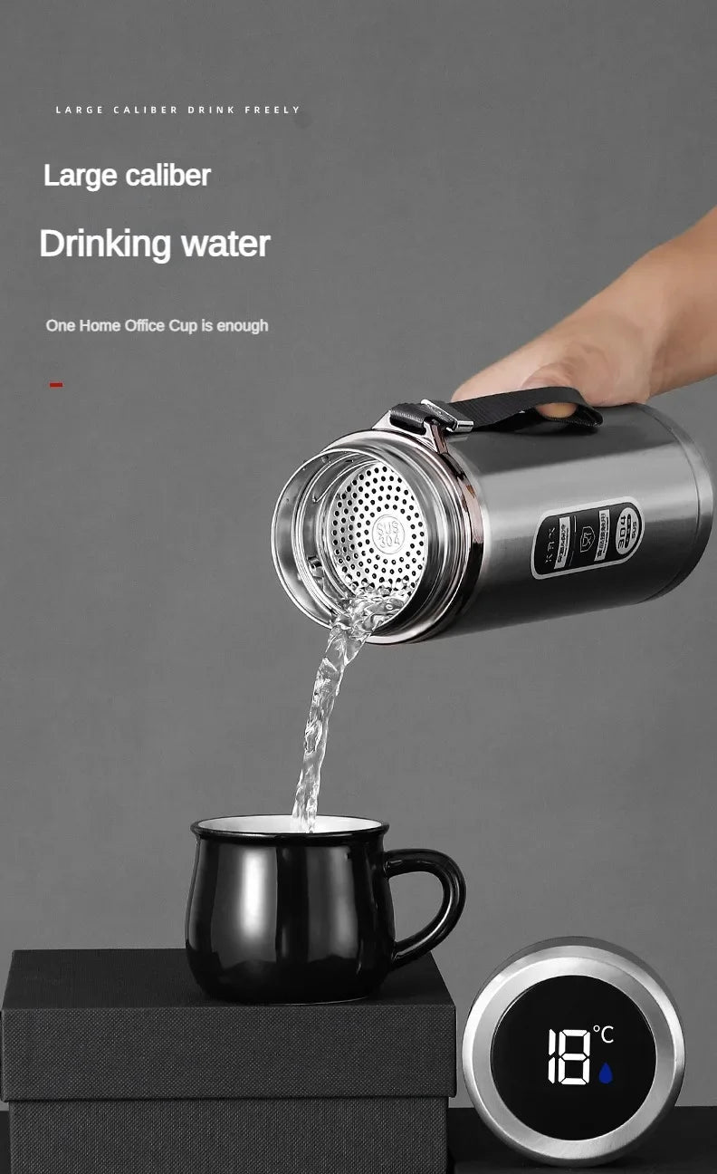 LED Temperature Stainless Steel Thermos