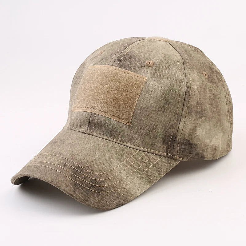 Camouflage Mesh Snapback Cap Adjustable Unisex