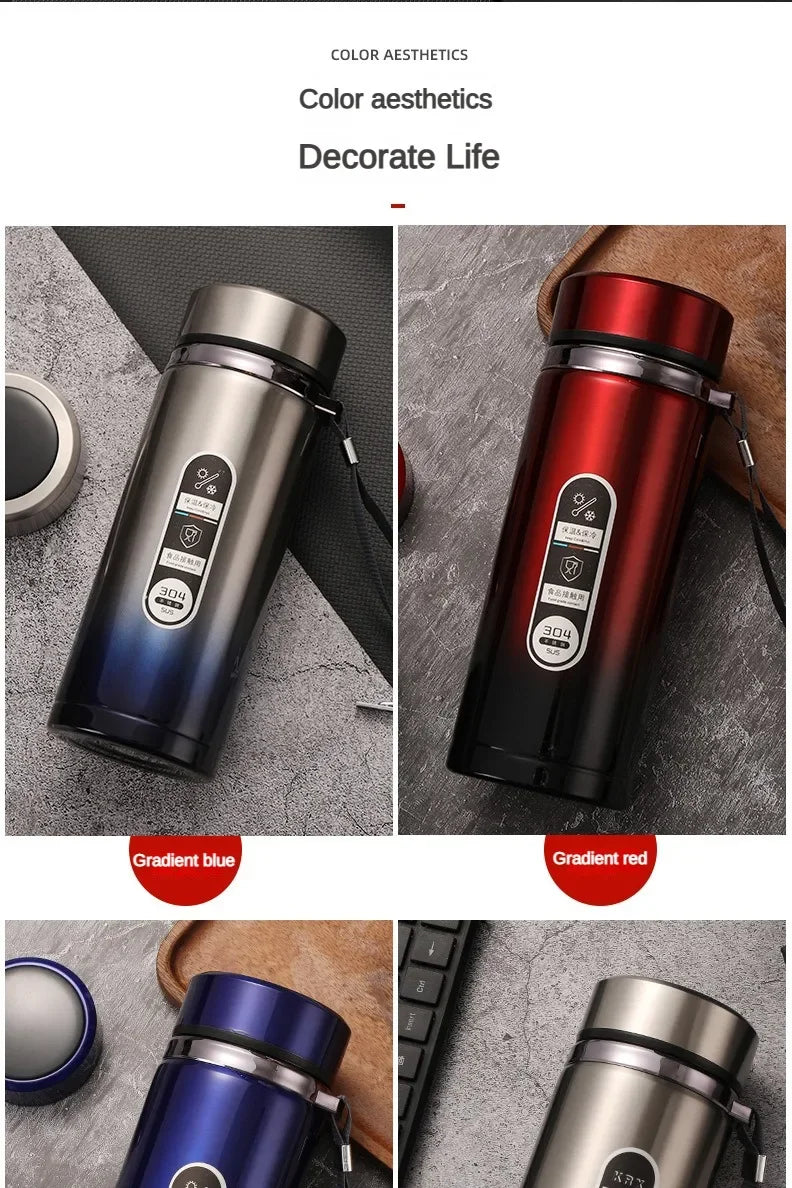 LED Temperature Stainless Steel Thermos