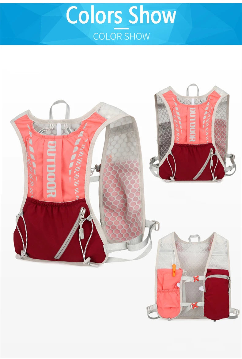 Reflective Hydration Vest Running & Cycling