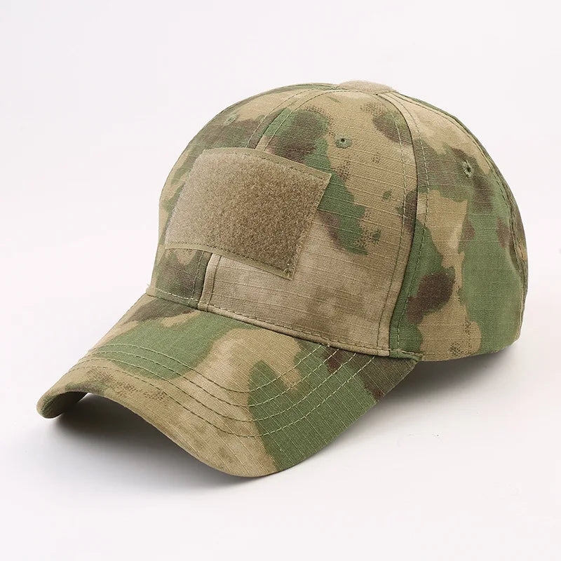 Camouflage Mesh Snapback Cap Adjustable Unisex