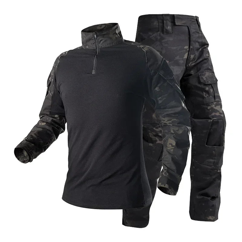 Tactical Camouflage Shirt & Pants Set