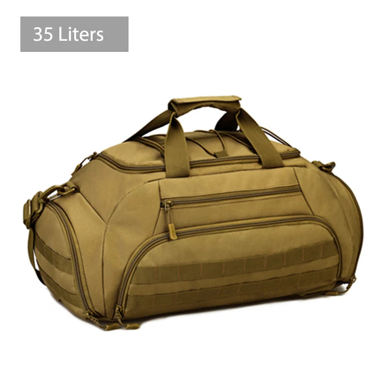 35/45l Tactical Gym Duffel Backpack Waterproof