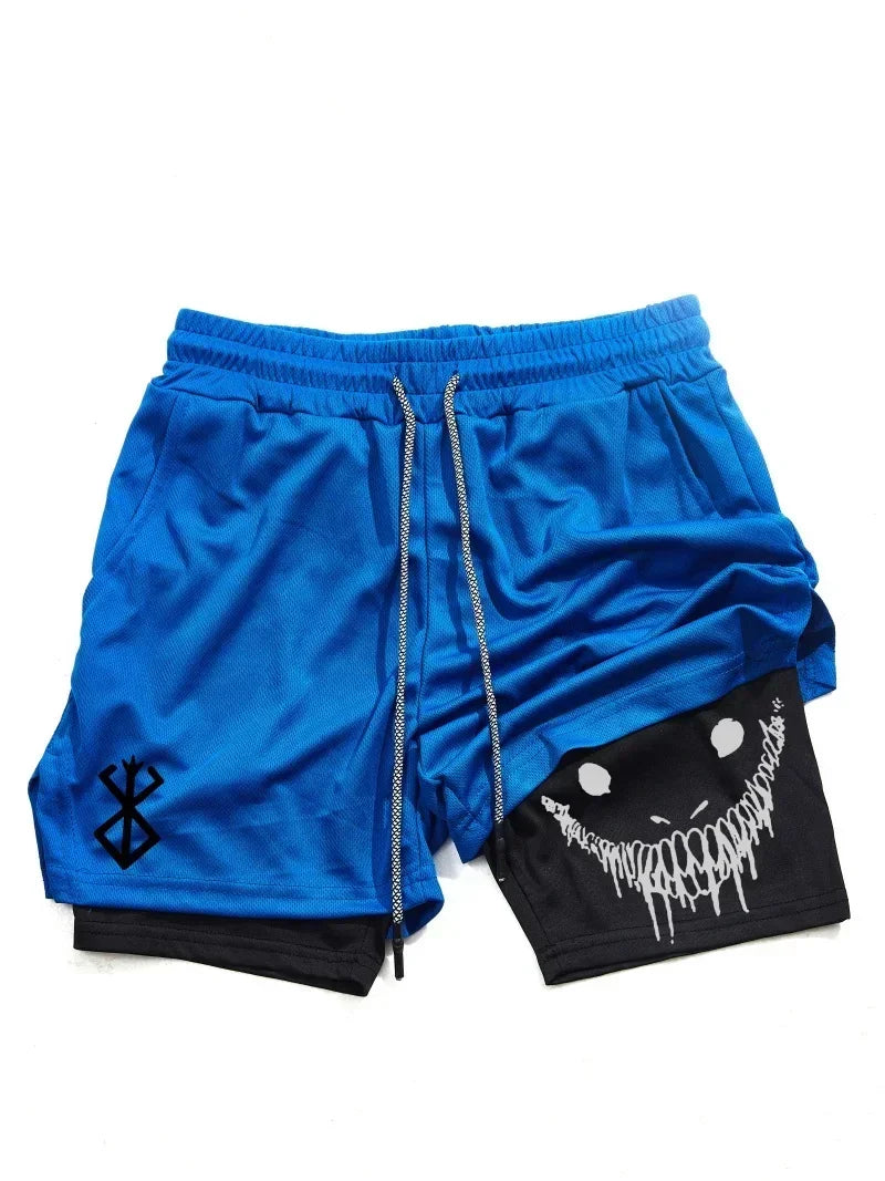 2 in 1 Men's Sports Shorts
