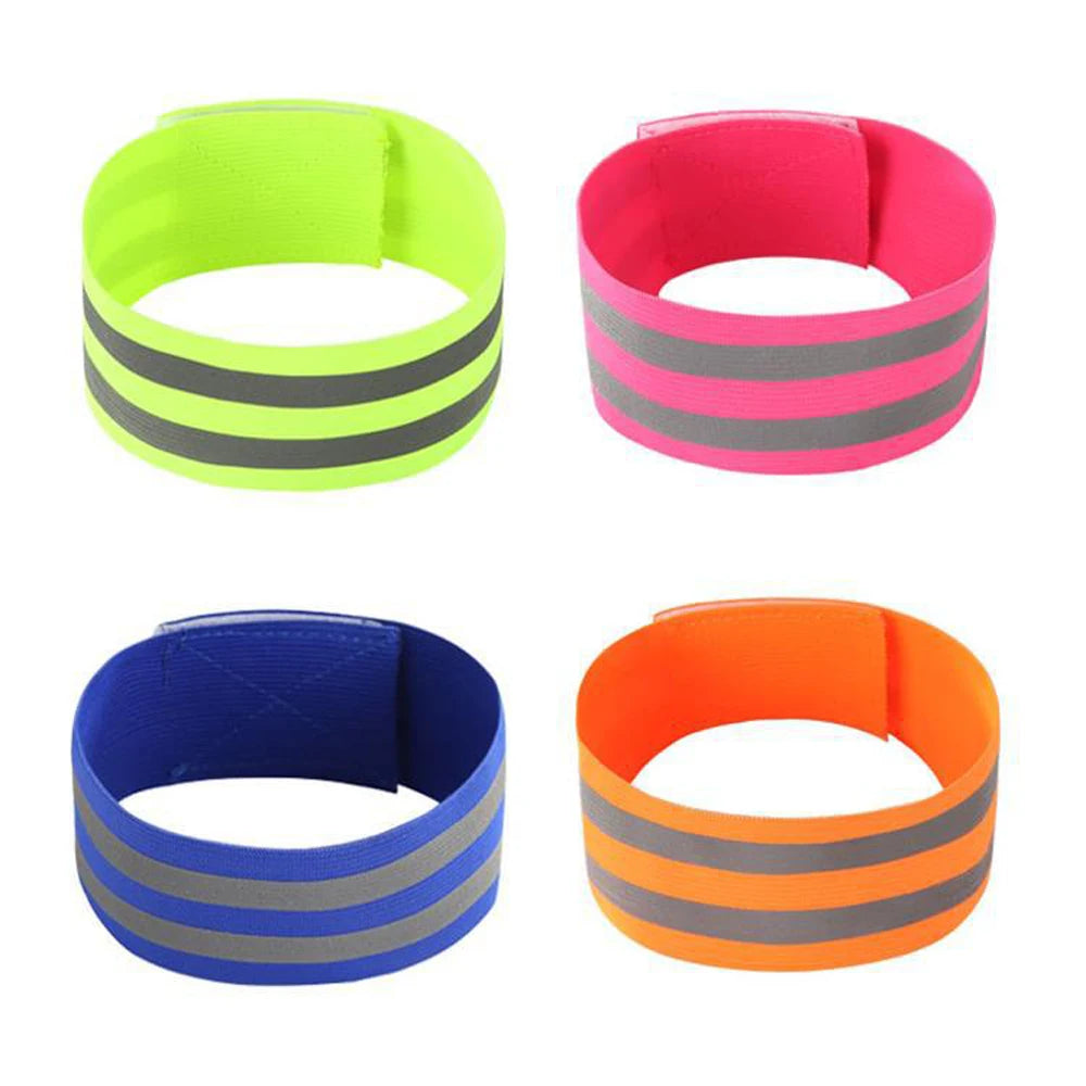 Reflective Running Armband 2 Pack (wrist & Ankle)
