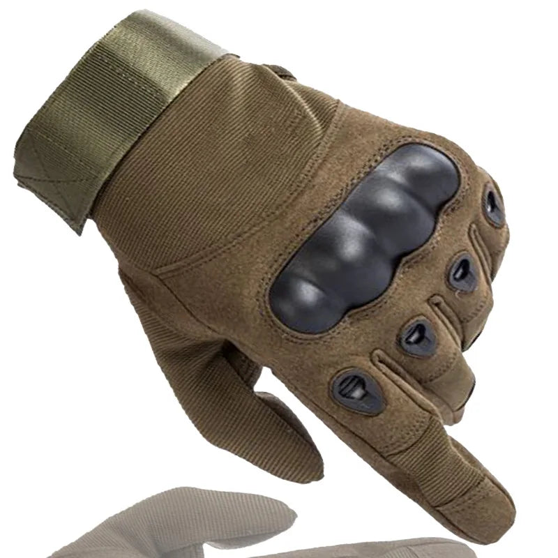 Hard Knuckle Fingerless Tactical Gloves (wrist Length)