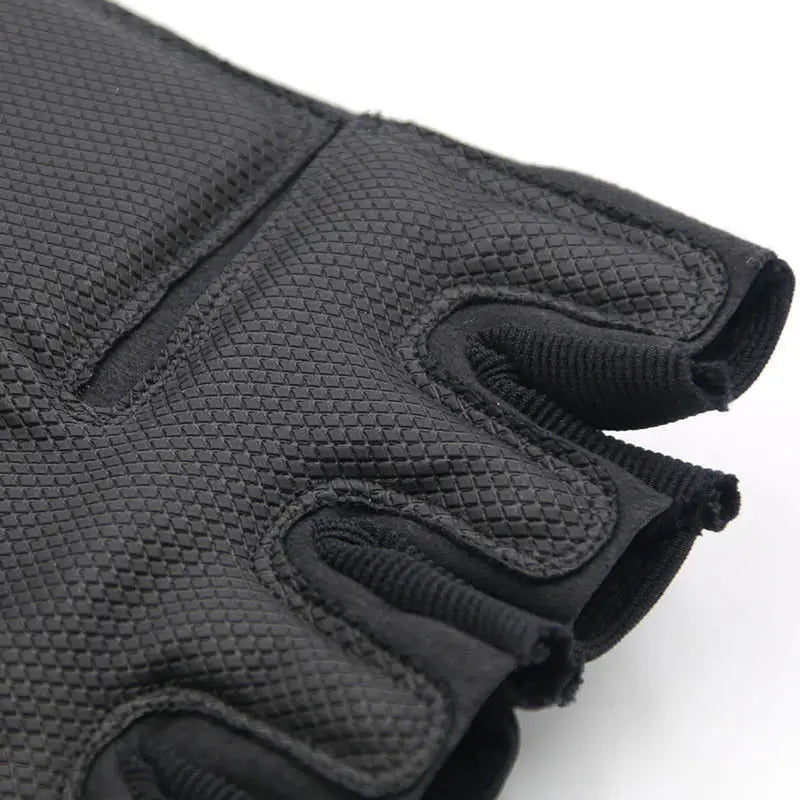 Hard Knuckle Fingerless Tactical Gloves (wrist Length)