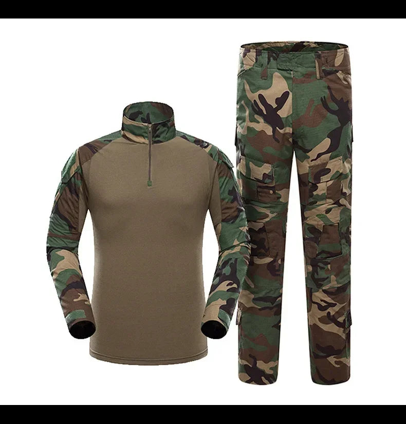 Tactical Camouflage Shirt & Pants Set