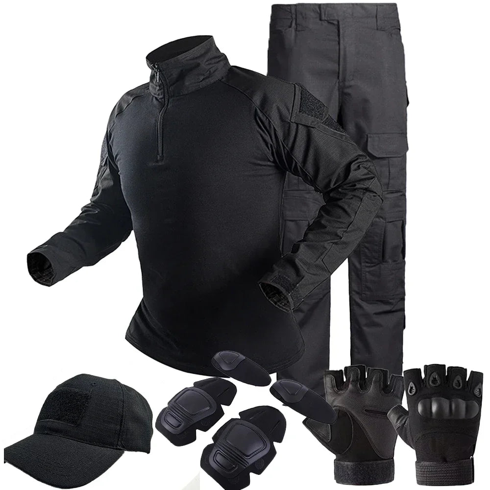 Tactical Camouflage Shirt & Pants Set