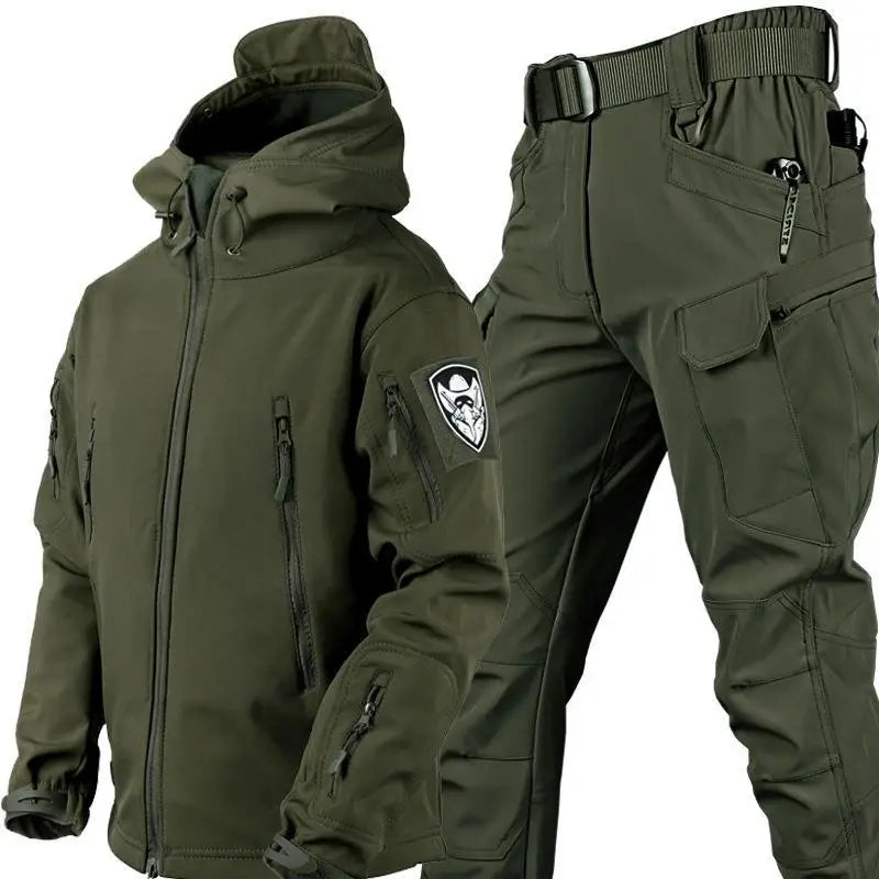 Men's Tactical Waterproof 4 Piece Jacket & Pants Set
