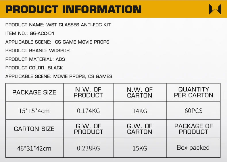 Tactical Goggle Defogger Fan Kit