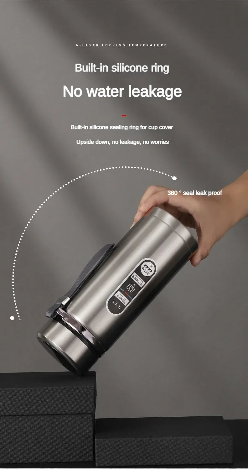 LED Temperature Stainless Steel Thermos