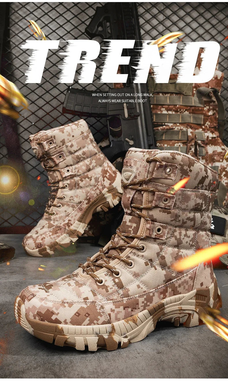 Men's Tactical Ankle Hiking Boots