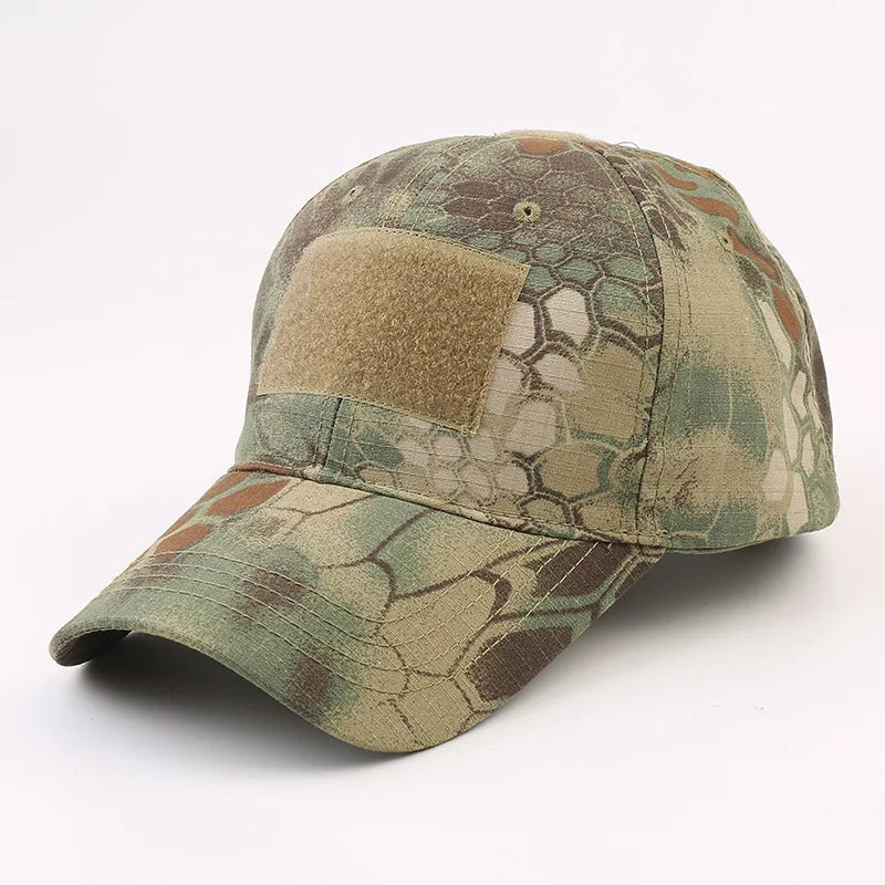 Camouflage Mesh Snapback Cap Adjustable Unisex