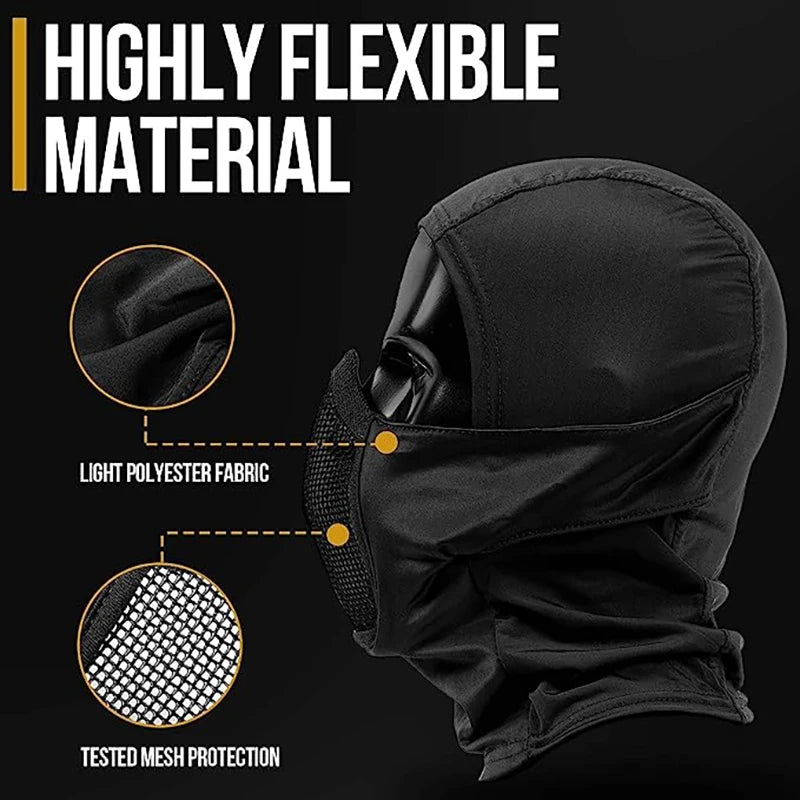 Tactical Mesh Half Face Balaclava