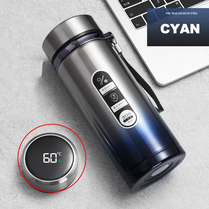 LED Temperature Stainless Steel Thermos