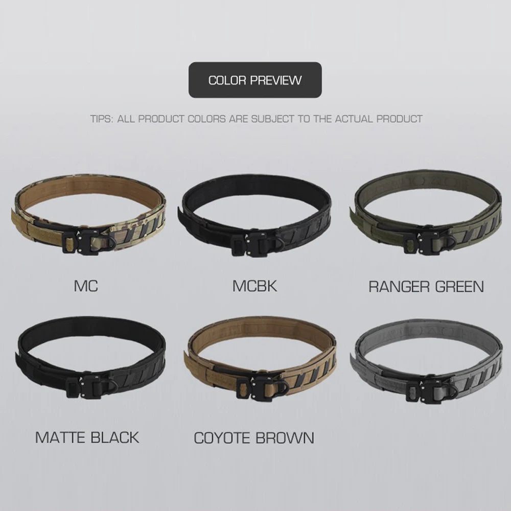 Magnetic Tactical Battle Belt Ranger Green