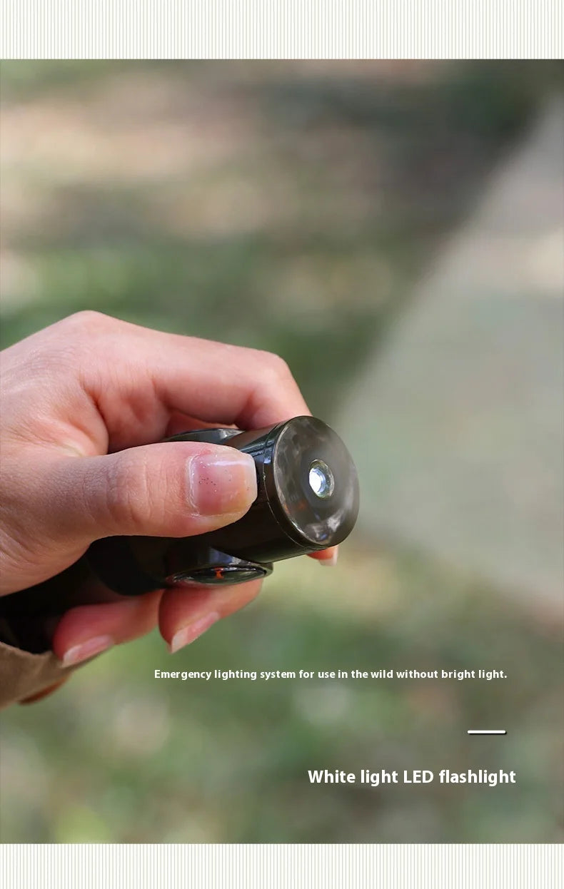 Emergency Whistle with LED Light & Compass