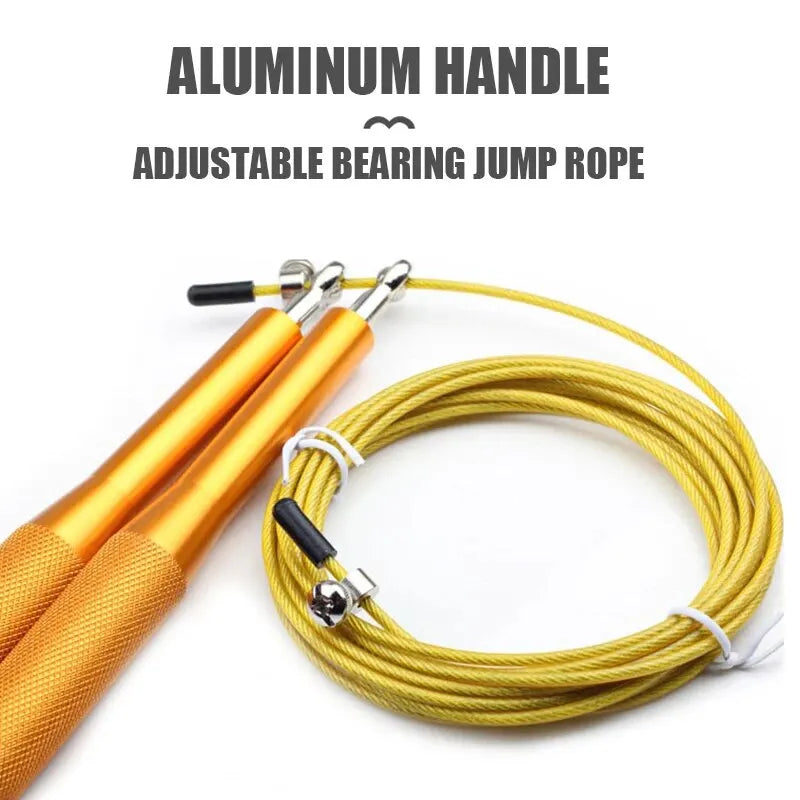 Adjustable Speed Jump Rope with Aluminum Handles