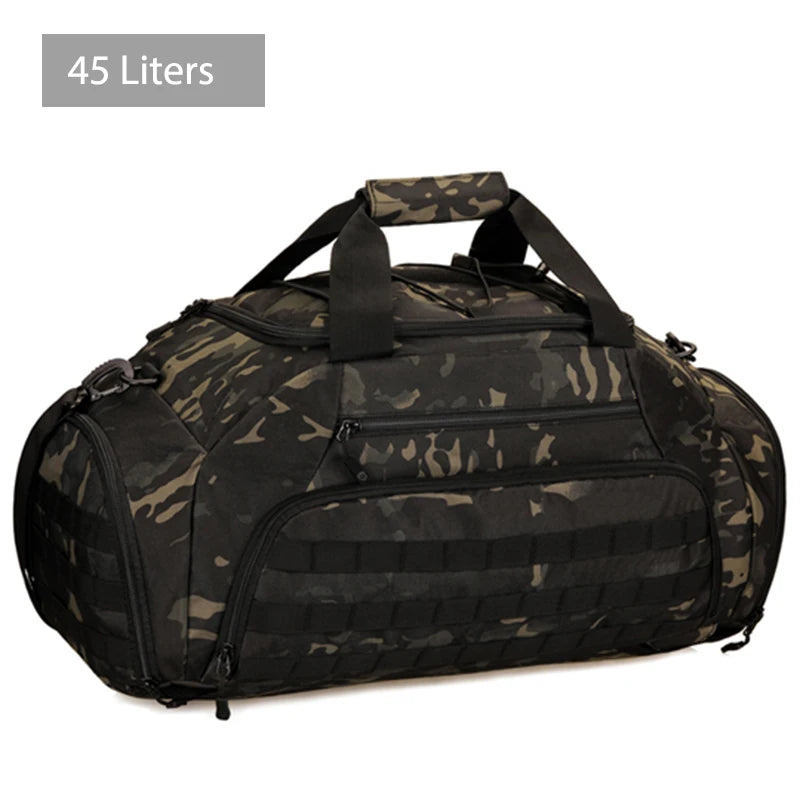 35/45l Tactical Gym Duffel Backpack Waterproof