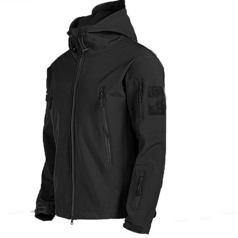 Men's Tactical Softshell Tracksuit, Fleece Lined