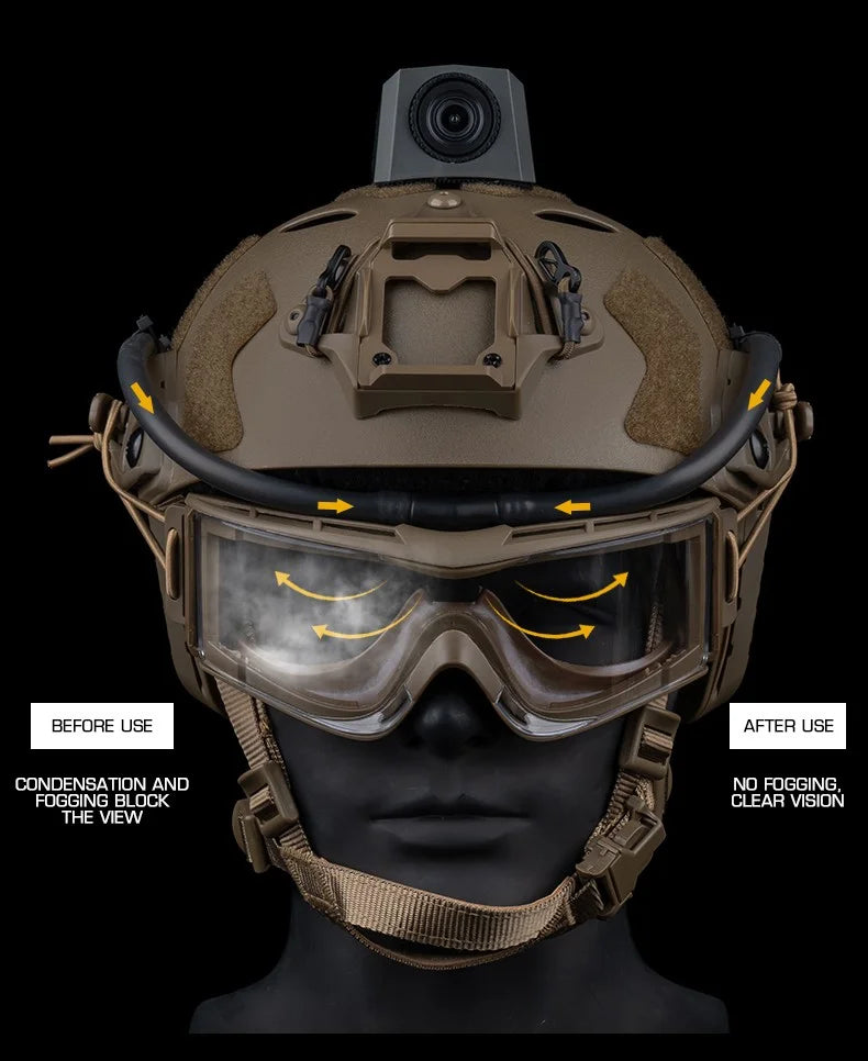 Tactical Goggle Defogger Fan Kit