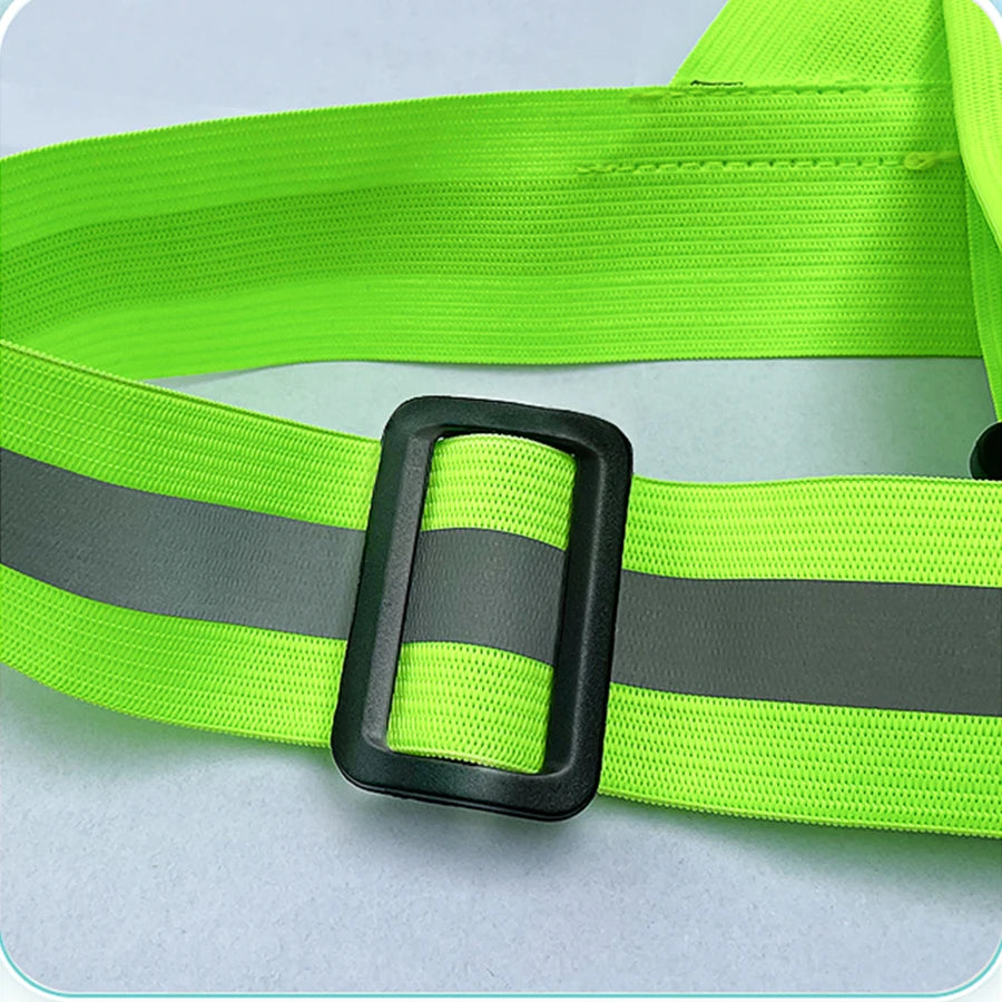 Adjustable Reflective Safety Vest Running & Cycling