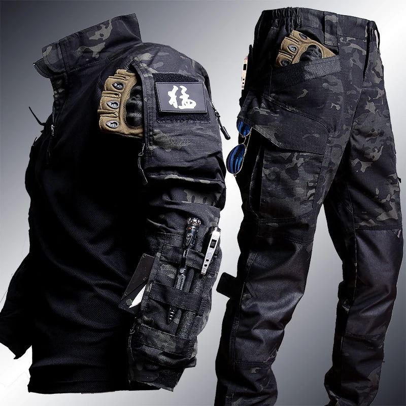 Tactical Camouflage Shirt & Pants Set