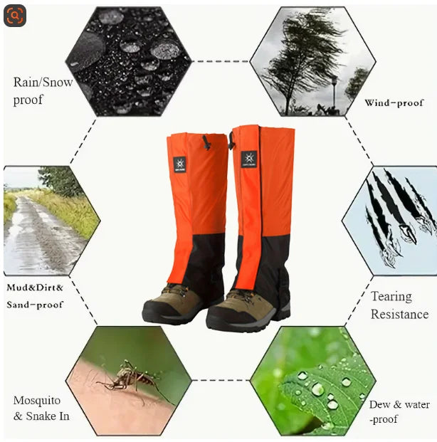 Waterproof Leg Gaiters Snow & Hiking