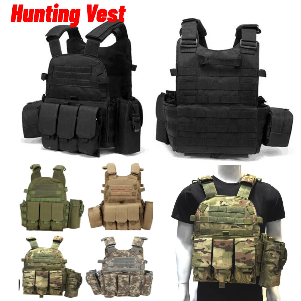 Adjustable Nylon MOLLE Tactical Hunting Vest