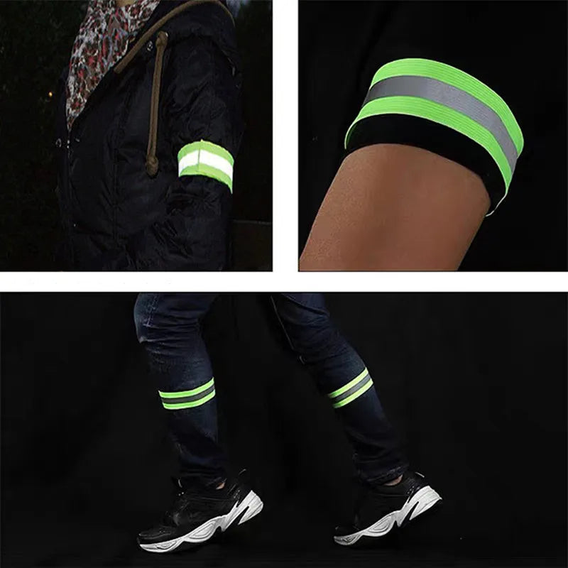 Reflective Running Armband 2 Pack (wrist & Ankle)