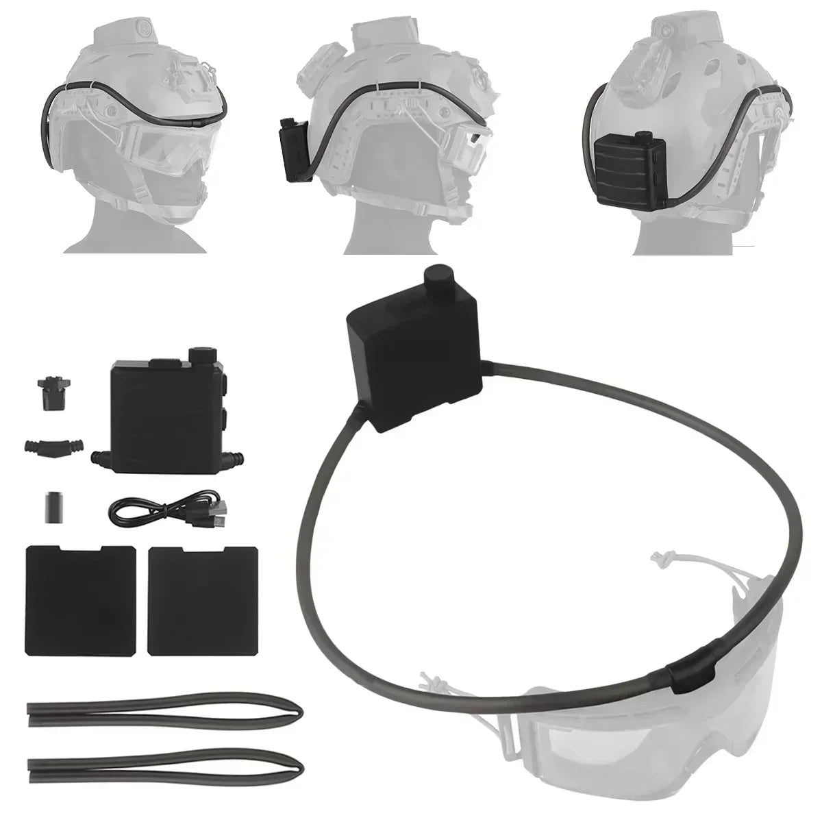 Tactical Goggle Defogger Fan Kit