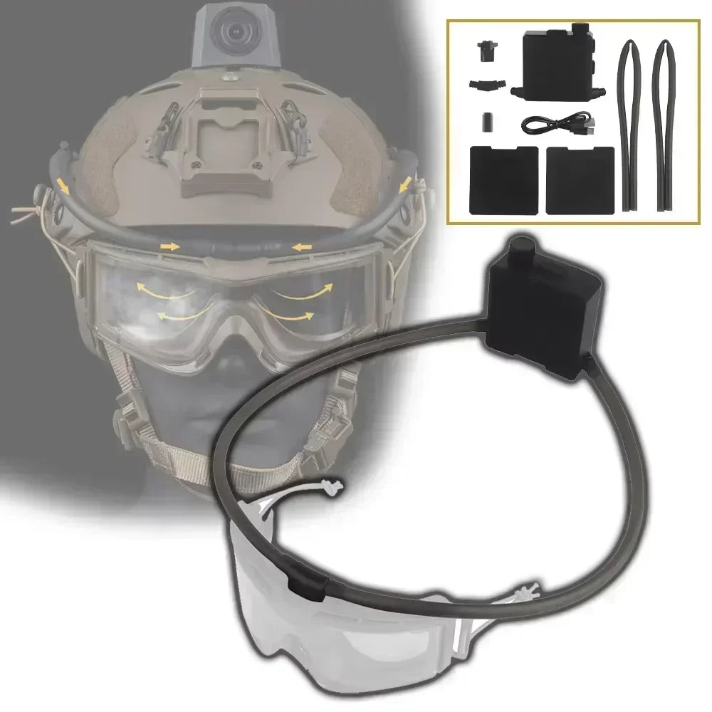 Tactical Goggle Defogger Fan Kit