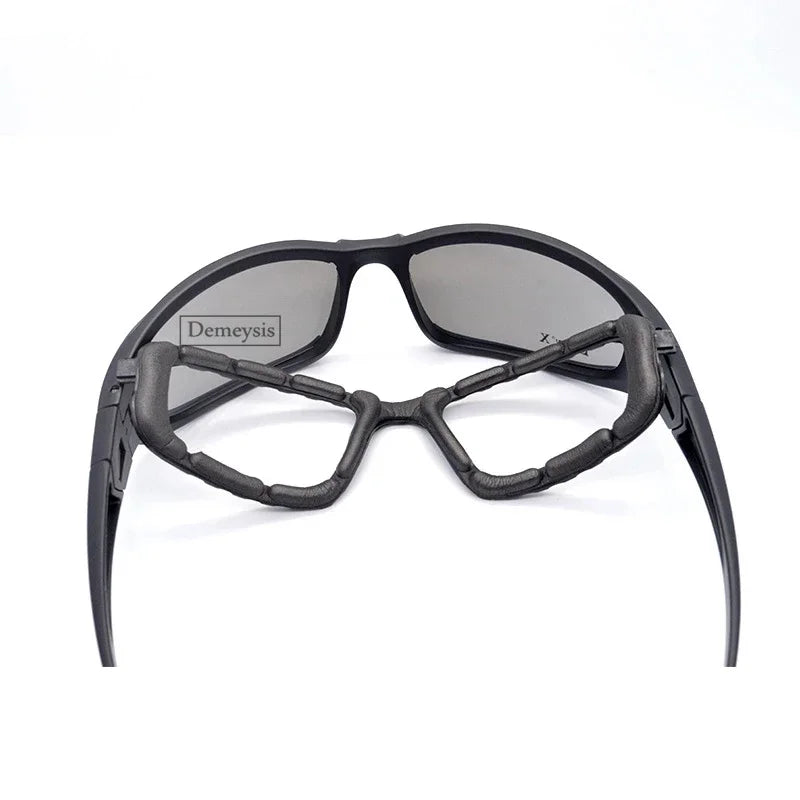 Tactical 4‑lens Polarized Sunglasses