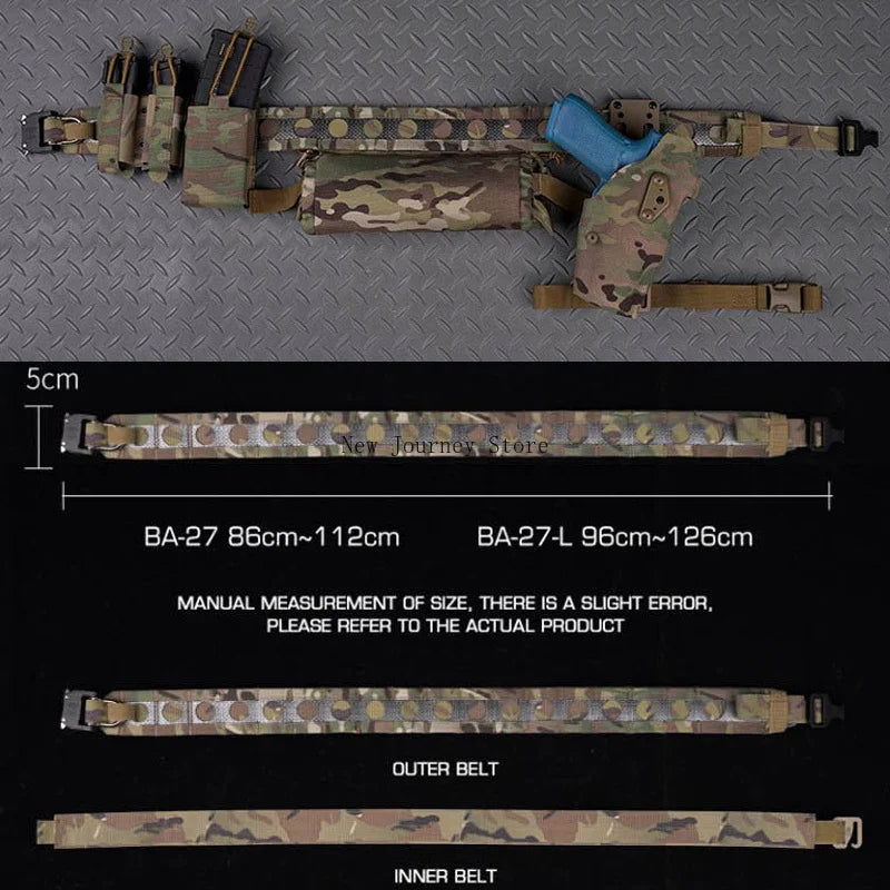 Tactical 2 Layer Quick Detach Battle Belt