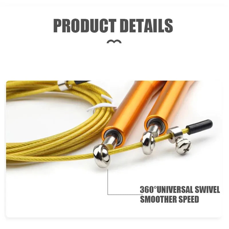 Adjustable Speed Jump Rope with Aluminum Handles