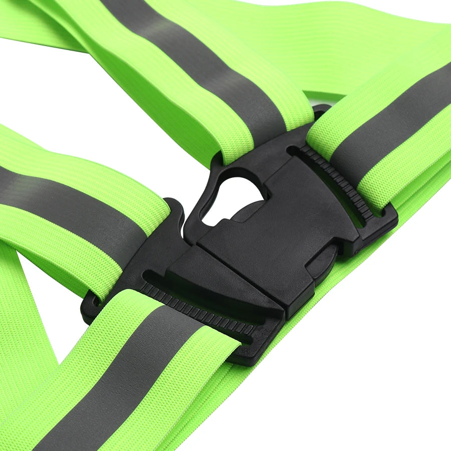 Adjustable Reflective Safety Vest Running & Cycling