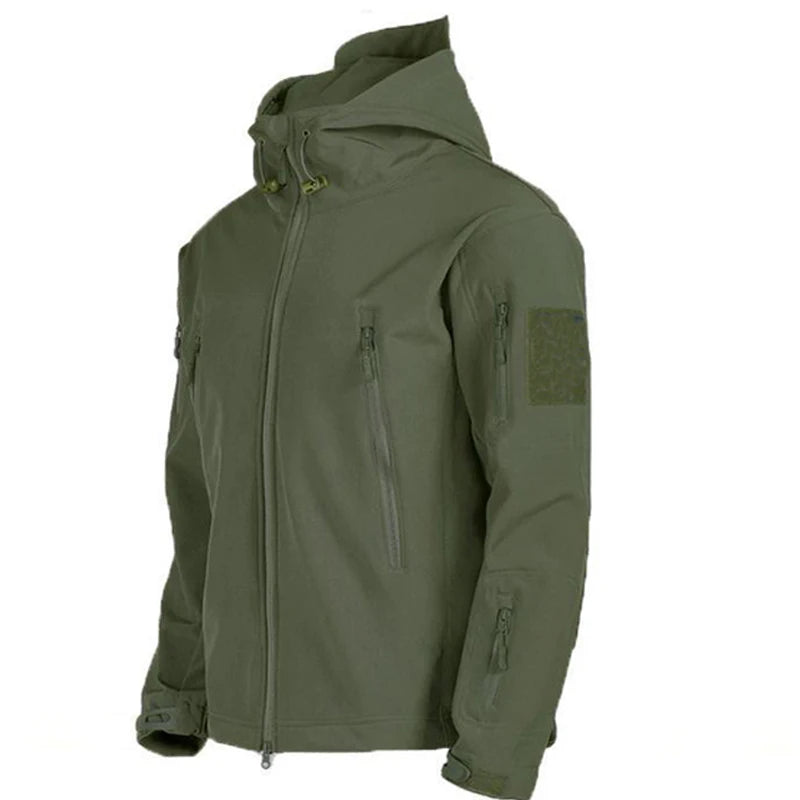 Men's Tactical Softshell Tracksuit, Fleece Lined