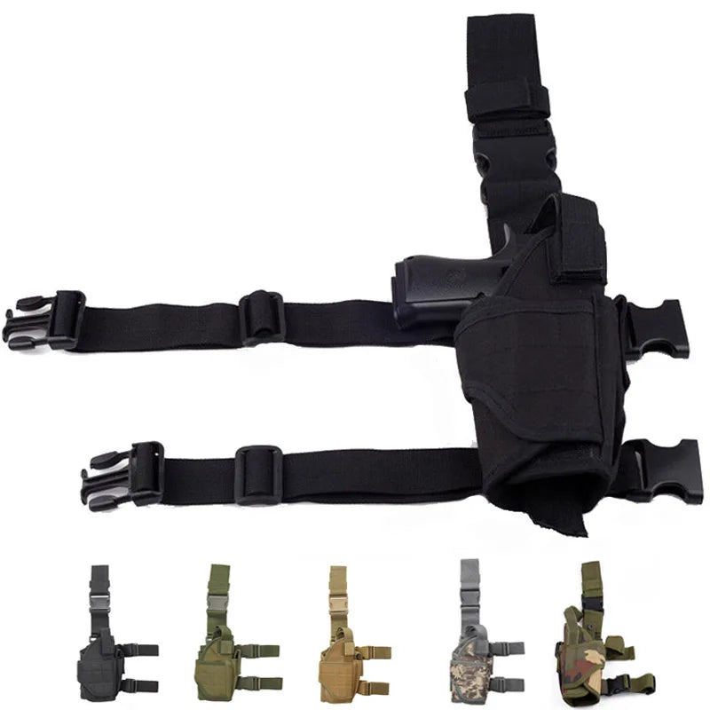 Right Hand Tactical Thigh Pistol Holster