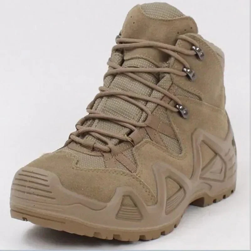 Men's Breathable Lace Up Tactical Hiking Boots