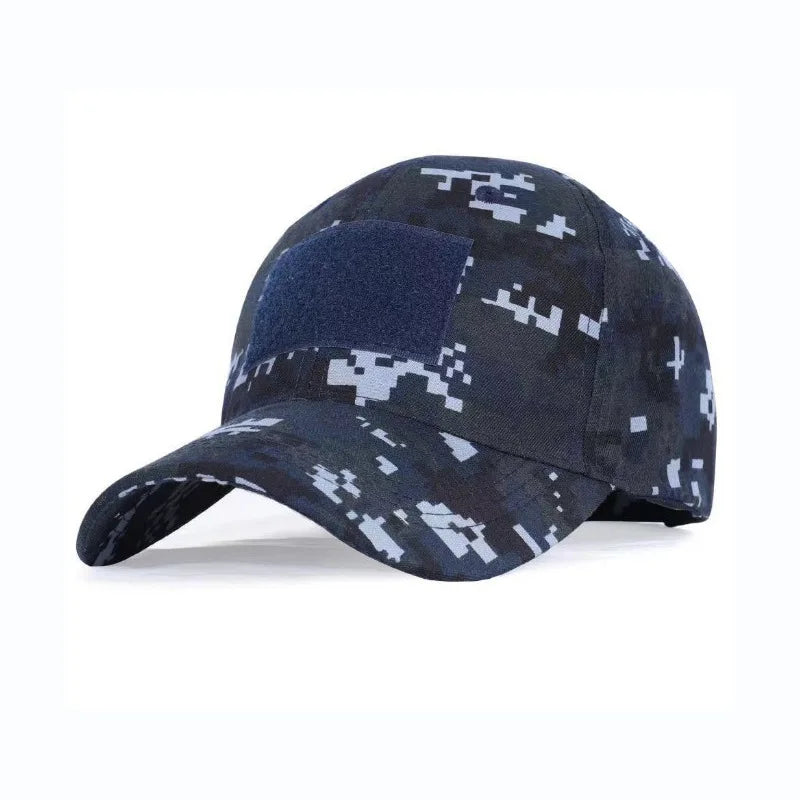 Camouflage Mesh Snapback Cap Adjustable Unisex