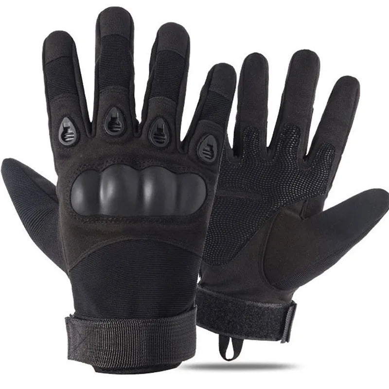 Hard Knuckle Fingerless Tactical Gloves (wrist Length)