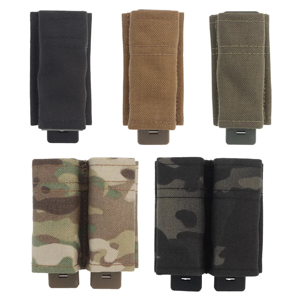 9mm Tactical Pistol Magazine Pouch Single or Double